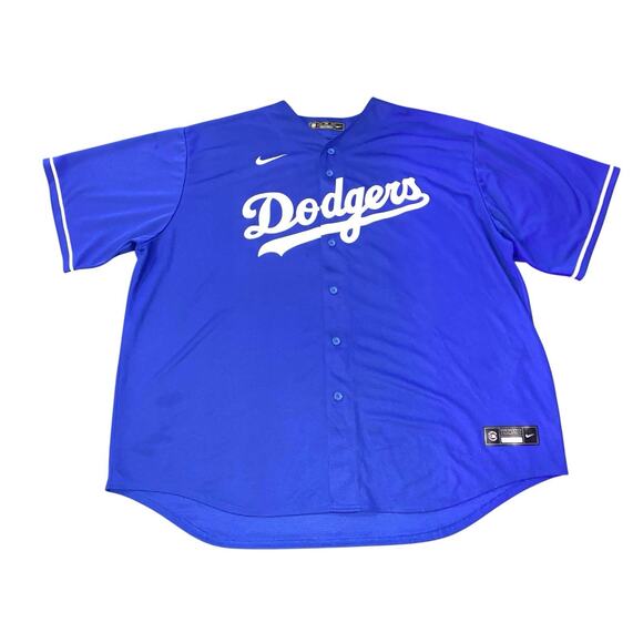 Clayton Kershaw #22 Baseball Jersey,Embroidered,Blue NWOT 3XL - Picture 1 of 8